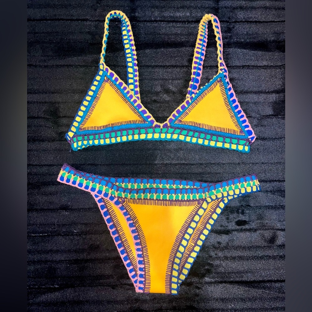 NWOT KIINI ‘RO’ BRIGHT YELLOW 2-PC BIKINI